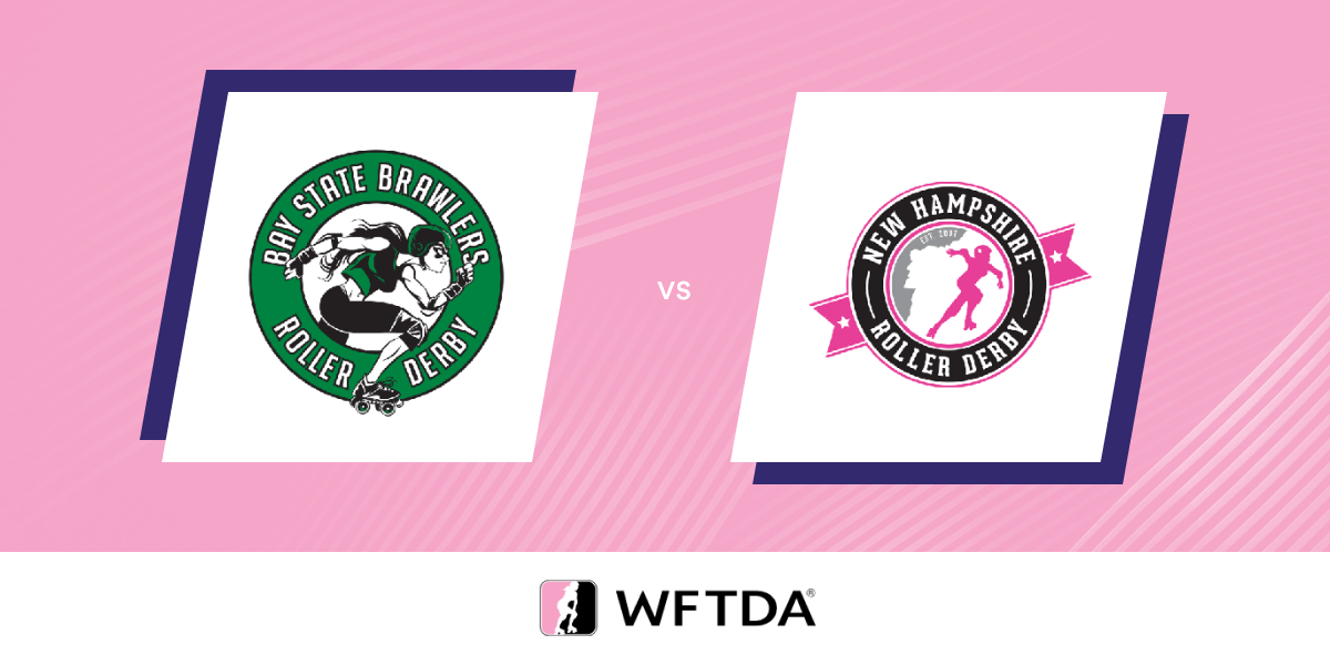 Bay State 166 vs 132 New Hampshire on 13 Apr 2024 WFTDA Stats Home